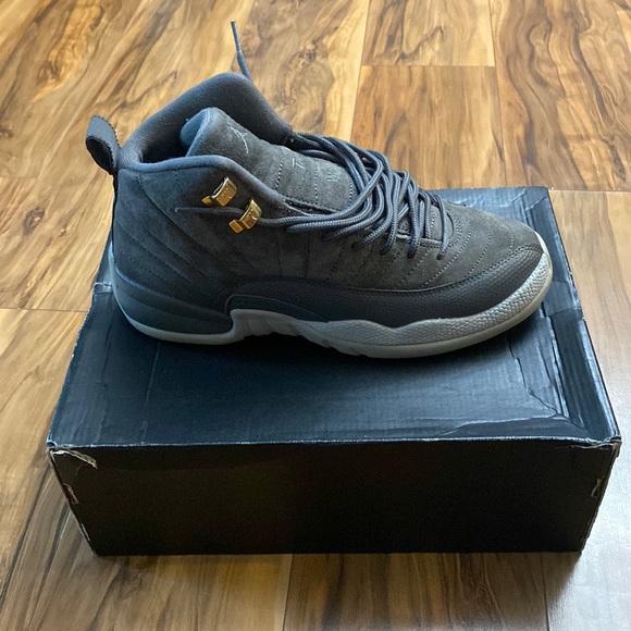 air jordan 12 retro bg dark grey